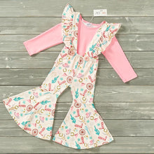 Load image into Gallery viewer, Pete + Lucy Boot Scootin’ bell pant set
