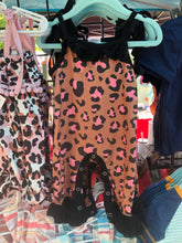 Load image into Gallery viewer, Ruffled leopard print romper
