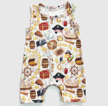 Load image into Gallery viewer, Clover Cottage Pirate romper
