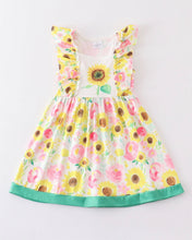 Load image into Gallery viewer, Sunflower Ruffle Dress
