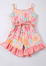 Load image into Gallery viewer, Clover Cottage Sherbet Blooms romper
