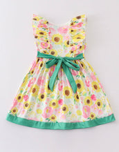 Load image into Gallery viewer, Sunflower Ruffle Dress
