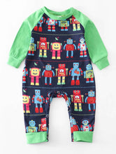 Load image into Gallery viewer, Robot romper
