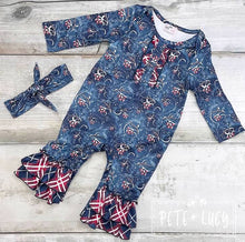Load image into Gallery viewer, Pete + Lucy Winter Family romper
