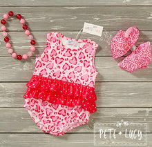 Load image into Gallery viewer, Pete + Lucy Lovely Leopard romper
