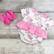 Load image into Gallery viewer, Pete + Lucy Lucky Llama romper
