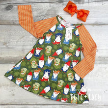 Load image into Gallery viewer, Pete + Lucy Chillin with my Gnomies dress

