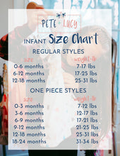 Load image into Gallery viewer, Pete + Lucy Golden Garden romper
