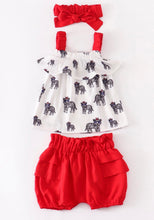 Load image into Gallery viewer, Red Linen 3 piece set
