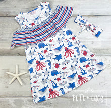 Load image into Gallery viewer, Pete + Lucy Summer Sea Life dress
