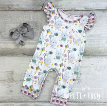 Load image into Gallery viewer, Pete + Lucy Bee Catcher romper
