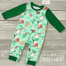 Load image into Gallery viewer, Pete + Lucy Christmas Sweets romper
