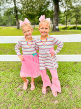 Load image into Gallery viewer, Pete + Lucy Rainbow Zigzag dress
