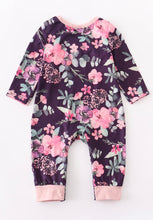 Load image into Gallery viewer, Floral and ruffles romper

