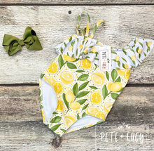 Load image into Gallery viewer, Pete + Lucy Mellow Lemon one piece swim suit

