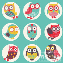 Load image into Gallery viewer, Pete + Lucy Vibrant Owl romper
