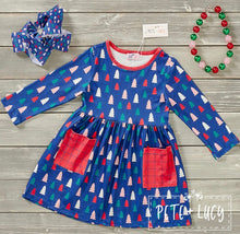Load image into Gallery viewer, Pete + Lucy Plaid Christmas dress
