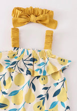 Load image into Gallery viewer, Yellow Linen 3 piece set
