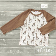 Load image into Gallery viewer, Pete + Lucy Tall as a Giraffe shirt
