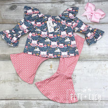 Load image into Gallery viewer, Pete + Lucy Owl Always Love You pant set
