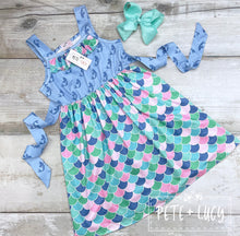 Load image into Gallery viewer, Pete + Lucy Mermaid Tales dress
