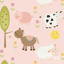 Load image into Gallery viewer, Pete + Lucy Fun on the Farm romper
