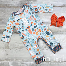 Load image into Gallery viewer, Pete + Lucy Birds and Blooms romper
