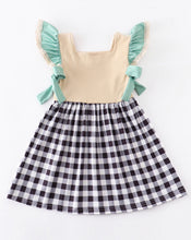 Load image into Gallery viewer, Sunflower appliqué ruffle dress

