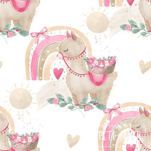 Load image into Gallery viewer, Pete + Lucy Lucky Llama romper

