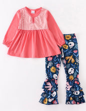 Load image into Gallery viewer, Skull floral pant set
