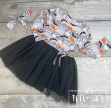 Load image into Gallery viewer, Pete + Lucy Trick or Treat tulle dress
