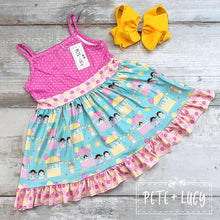 Load image into Gallery viewer, Pete + Lucy Pink Lemonade Stand dress
