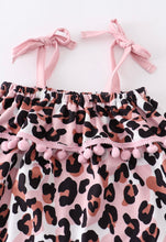 Load image into Gallery viewer, Pink Leopard romper
