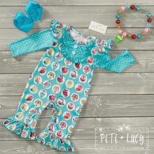 Load image into Gallery viewer, Pete + Lucy Vibrant Owl romper
